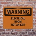 thumbnail image 4 of (2 Pack) Electrical Room Not An Exit OSHA Warning Sign 24 Inch X 18 Inch Indoor / Outdoor Rust-Free Aluminum Metal Signs for Workplace, Workshop, and Construction Site, Made in the USA, 4 of 8