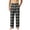 Black, variant on StSilkitty Mens Pajama Pants Plaid Elastic Waist Drawstring Lounge Pants Lightweight Sleepwear Trousers with Pockets