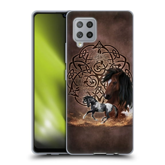 Head Case Designs Officially Licensed Brigid Ashwood Celtic Wisdom Horse Soft Gel Case Compatible with Samsung Galaxy A42 5G (2020)