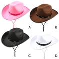 thumbnail image 5 of SILVERCELL Studded Cowboy Hat Cowboy Costume Decorations Western Dress Up Accessories Cowboy Hat, 5 of 5