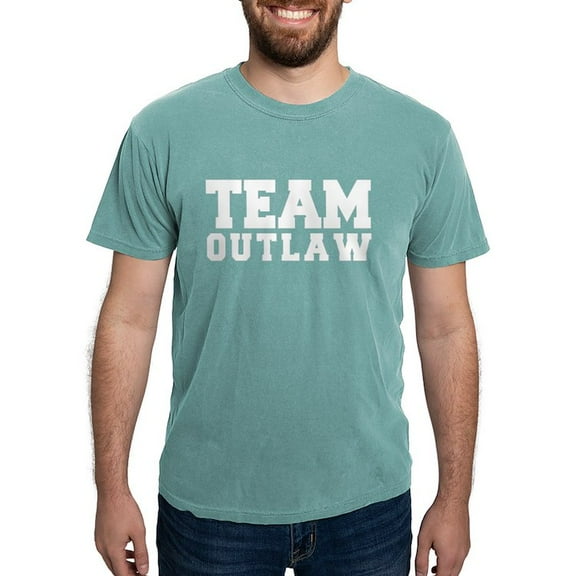 CafePress - TEAM OUTLAW Women's Dark T Shirt - Mens Comfort Colors Shirt