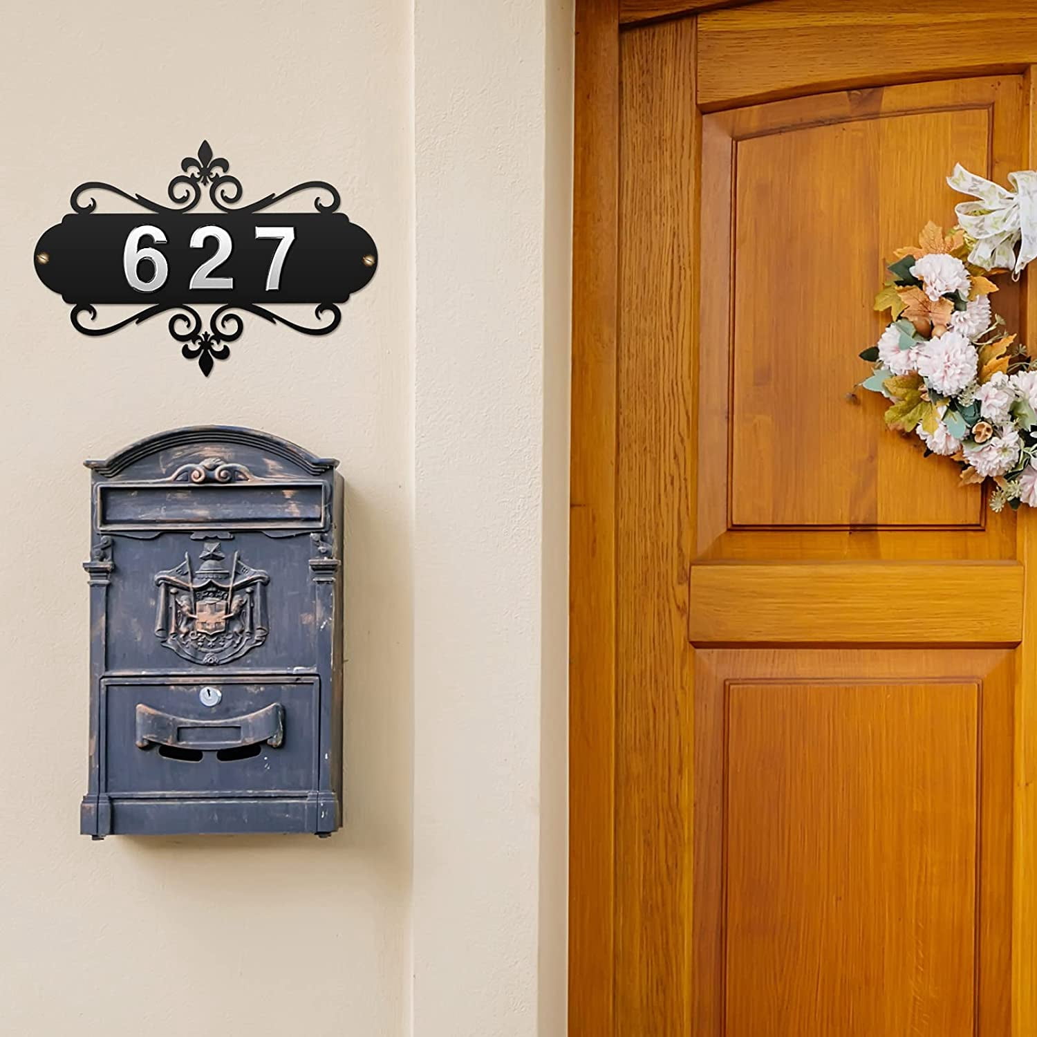 House Numbers for Outside,House Address Plaques,Number Mailbox Number Sign for House Home Hotel Office Garden Decorative Wall Plaque