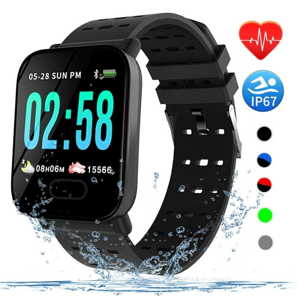 Montre Intelligente Bracelet de Suivi de la Condition Physique avec Moniteur de Fréquence Cardiaque Activité de la Pression Artérielle Montre de Remise en Forme pour les Femmes Hommes