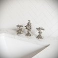 thumbnail image 3 of Water Creation 4.81" Cross Handles Solid Brass Faucet in Nickel, 3 of 7