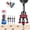 Red, variant on Countersink Drill Bit Set, Four-Flute Counterbore with Depth Stop, 2.8-4.0mm, 1/4" Hex Shank, Adjustable Depth, for Woodworking (Yellow)