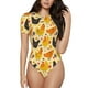 thumbnail image 1 of Balery Funny Chicken Body de cuello redondo de manga corta para mujer Tops de manga corta Tops básicos-Large, 1 of 7