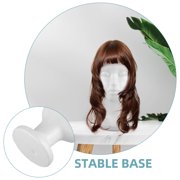 GAXIRE Mask Display Head for Wigs in White Foam 1Pack for Home Salon Use