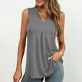 thumbnail image 7 of Uaswgudfs Women's Loose V-Neck Long Tank Top - Lightweight, Soft Fabric for Breathable Comfort Casual Cami, 7 of 7