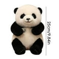 thumbnail image 3 of AUDeals Emotional Growth Plush Panda | Developmental Sensory Toy with Ultra-Soft Organic Cotton | Huggable Companion for Bedtime & Anxiety Relief | Eco-Friendly Stuffed Animal Gift, 3 of 8