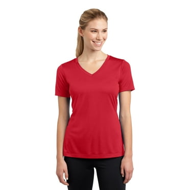 Sport-Tek Women’S Posicharge Competitor V-Neck Tee. Lst353.