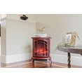 thumbnail image 5 of E-Flame USA Tahoe 24" LED Portable Freestanding Electric Fireplace - Rustic Red, 5 of 8