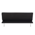 thumbnail image 3 of Hawthorne Collections Dream Lift Convertible Sofa in Tufted Black, 3 of 8