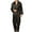 Mens Pajamas Black, variant on Silk Pajamas Sets for Men 2 Pack with Pockets and Belt Long Sleeve Robes Pants Sleepwear Suits Mens Solid Satin Homewear Loungewear Set