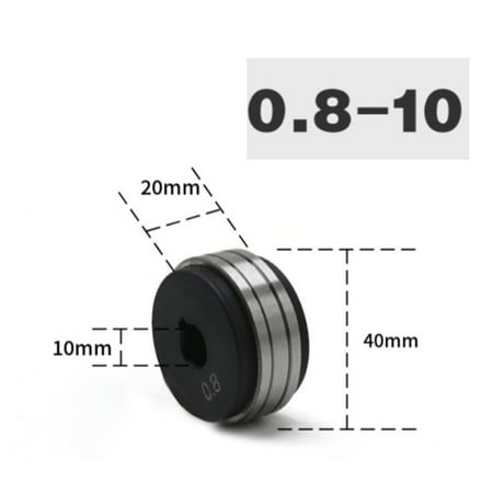 

1Pc 0.8-1.0mm Mig Welder Wire Feed Roller Drive Wheel Guide Feeder Welding