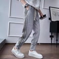 thumbnail image 5 of Pantalones deportivos de harén para hombre, estilo hip hop, pierna ancha, holgados, Y2k, nuevos artículos en estilo coreano, ajustados y planos, pantalones casuales vintage, 5 of 5