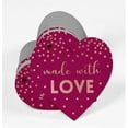 thumbnail image 3 of Inkdotpot Pack Of 100 Real Rose Gold Foil Paper Tags Made With Love Wedding Favor Hang Tags, 3 of 6