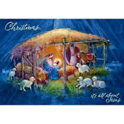 DaySpring Christmas It's All About Jesus Card, 18ct