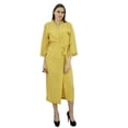 thumbnail image 3 of Bimba Women Long Solid Belt Robe Soft Modal Cotton Wrap Round Plain Bath Robe, 3 of 7