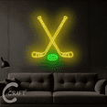 thumbnail image 4 of C-CRAFT Ice Hockey Stick Neon Led Light Up 25 inch for Ice Hockey Shop Wall Decor, 4 of 5