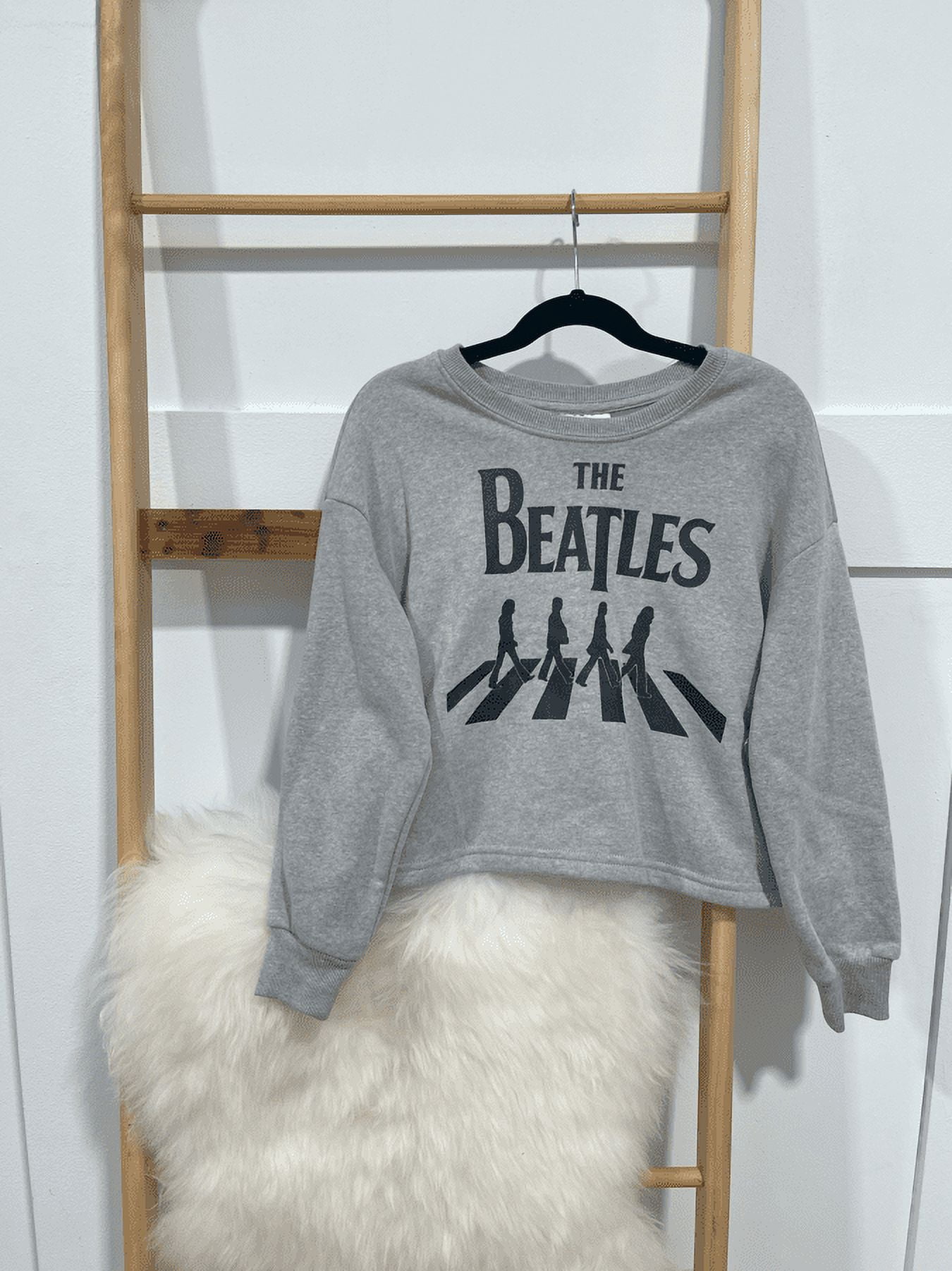 Grayson Social Girls The Beatles Sweatshirt with Long Sleeves, Sizes 4/5-14/16 & Plus