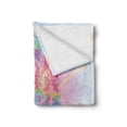 thumbnail image 2 of Hamsa Soft Flannel Fleece Throw Blanket, Energy Flow Aura Inspired Design Harmony Yoga Theme, Cozy Plush for Indoor and Outdoor Use, 50" x 60", Pale Pink Peach and Aqua, by Ambesonne, 2 of 6