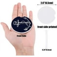 thumbnail image 2 of FMSHPON Nautical Anchor Blue Set of 6 Car Coaster for Drinks, Absorbent Ceramic Stone Coasters Cup Mat with Cork Base for Home Kitchen Room Coffee Table Bar Decor, 2 of 5