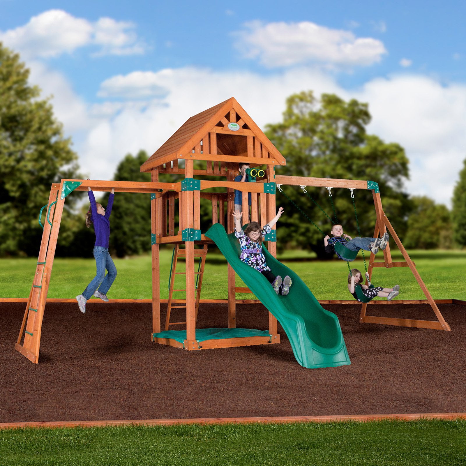 walmart outdoor swing sets