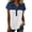 White -BI10, variant on Nestiefly Denim Shirts for Women Button Up V Neck Lapel Collar Casual Short Sleeve Fashion Patchwork Western Blouses 2026 Dark Green 3XL