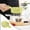 Green, variant on Fruit and Vegetable Drainer Basket | 2-Piece Stackable Wash and Drain Set with Handle for Kitchen Sink | Collapsible Produce Drying Rack and Storage Container for Countertop