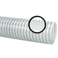 thumbnail image 2 of 1-1/2″ Clear PVC Suction Hose Assembly, Female Camlock x Male NPT KC Nipple, 70 PSI, 30′ Length, 2 of 2