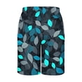 thumbnail image 5 of DIOAZUD Men's Big & Tall Hawaiian Swim Trunks Quick Dry Beach Shorts with Pockets Tropical Print Drawstring Waist Board Shorts, 5 of 6