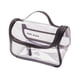 thumbnail image 2 of Bolsa de maquillaje transparente impermeable, bolsa organizadora de cosméticos, bolsa de viaje transparente, bolsa de equipaje de viaje para llevar en Negro, 2 of 8