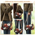 thumbnail image 4 of FORMRS Womens Shoulder Bag with Chain Strap Clutch Purse Cute Tote Handbag, Red Flowers Pattern, 4 of 7