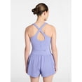thumbnail image 6 of Avia Women's Cross Back Active Buttersoft Romper, Sizes XS-4X, 6 of 6