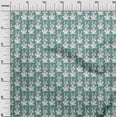 thumbnail image 2 of oneOone Cotton Silk Fabric Rabbit Block Printed Craft Fabric BTY 42 Inch Wide, 2 of 4