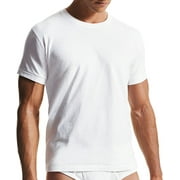 calvin klein men's 3-pack classic crew neck t-shirt, white, x-large