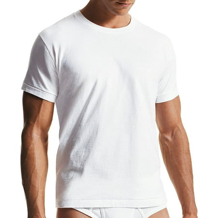 calvin klein men's 3-pack classic crew neck t-shirt, white, x-large