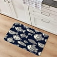 thumbnail image 2 of Fish Decorative Door Mat,Blue Kitchen Mats Creative Decorative Burlap Welcome Floor Laundry Room Rug Switch Mat for Outdoor 17 x 30 in, 2 of 6