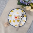 thumbnail image 2 of Hometrends Lemon Bamboo Melamine Salad Plate 8.375 Inch, 2 of 5