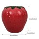 thumbnail image 2 of Simulación Fruta Escultura Hogar Dormitorio Porche Redondo Fresa Florero Para Sala De Estar Comedor Hogar Decoración De Escritorio Moyic HA044128-02, 2 of 6