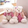thumbnail image 4 of Oso de peluche con tela para niños y niñas, juguete de peluche de 26cm, para regalo de cumpleaños y Navidad, lote de 2 unidades, 4 of 4