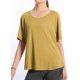 thumbnail image 1 of Camiseta de verano de manga corta holgada de talla grande para correr, yoga, cuello redondo, de secado rápido, transpirable y fina, 1 of 6