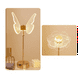 thumbnail image 5 of Lámpara de mesa con forma de mariposa, recargable por USB, luces de noche de ambiente nórdico, decoración de escritorio de lujo para sala de estar, luminaria para dormitorio, 5 of 7