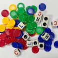 thumbnail image 4 of Izquierdo DICE Game Juego Conjunto Con 3 Piezas 24 PCS CHIPS Colores, 4 of 8