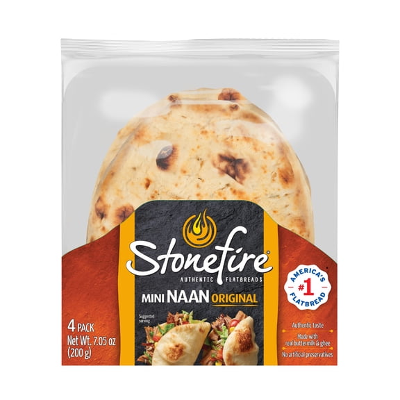 Stonefire® Original Mini Naan, 7.05 oz, 4 Count