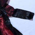 thumbnail image 4 of QSAWXQZ Girls WitchDress Long Sleeve Square Neck a Lined Maxi Dress for Halloween 3-4Years, 4 of 9