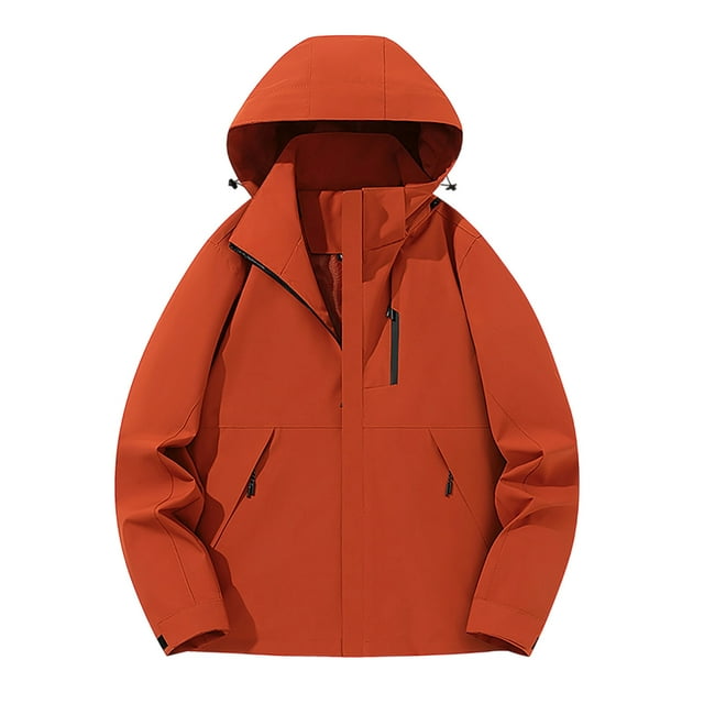 Cinvoph Oversized Hood Jackets for Women Outdoor Active Athletic Jacket with Pockets Zip Up Coat