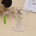 thumbnail image 4 of KAKOWELY 1pc Plastic Measuring Cups with Scale Portable Handle Spout Kitchen Gadget (900ML),5.71"X5.51"X3.54", 4 of 5