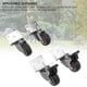 thumbnail image 4 of Ruedas De Placa TPR En Forma De L, Dureza Uniforme, Ruedas Giratorias De Montaje Lateral De 360 ​​​​grados, Silenciosas Con Rodamientos De Bolas Para Muebles, 4 of 7