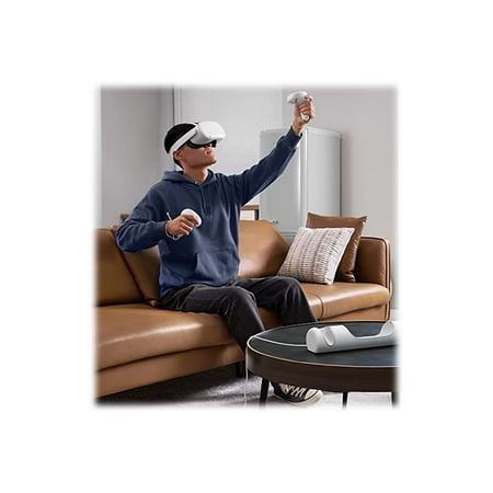 Anker - Charging Dock with Rechargeable Batteries for Meta Quest 2 VR Headset and Controllers - White